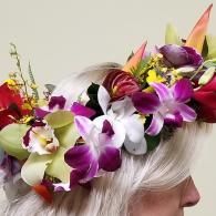 colorful tropical wedding flowers