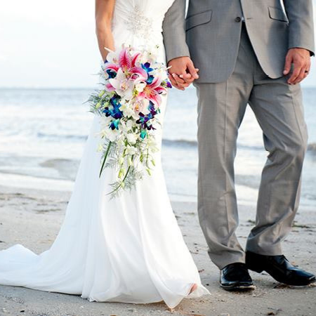 tropical bridal bouquet