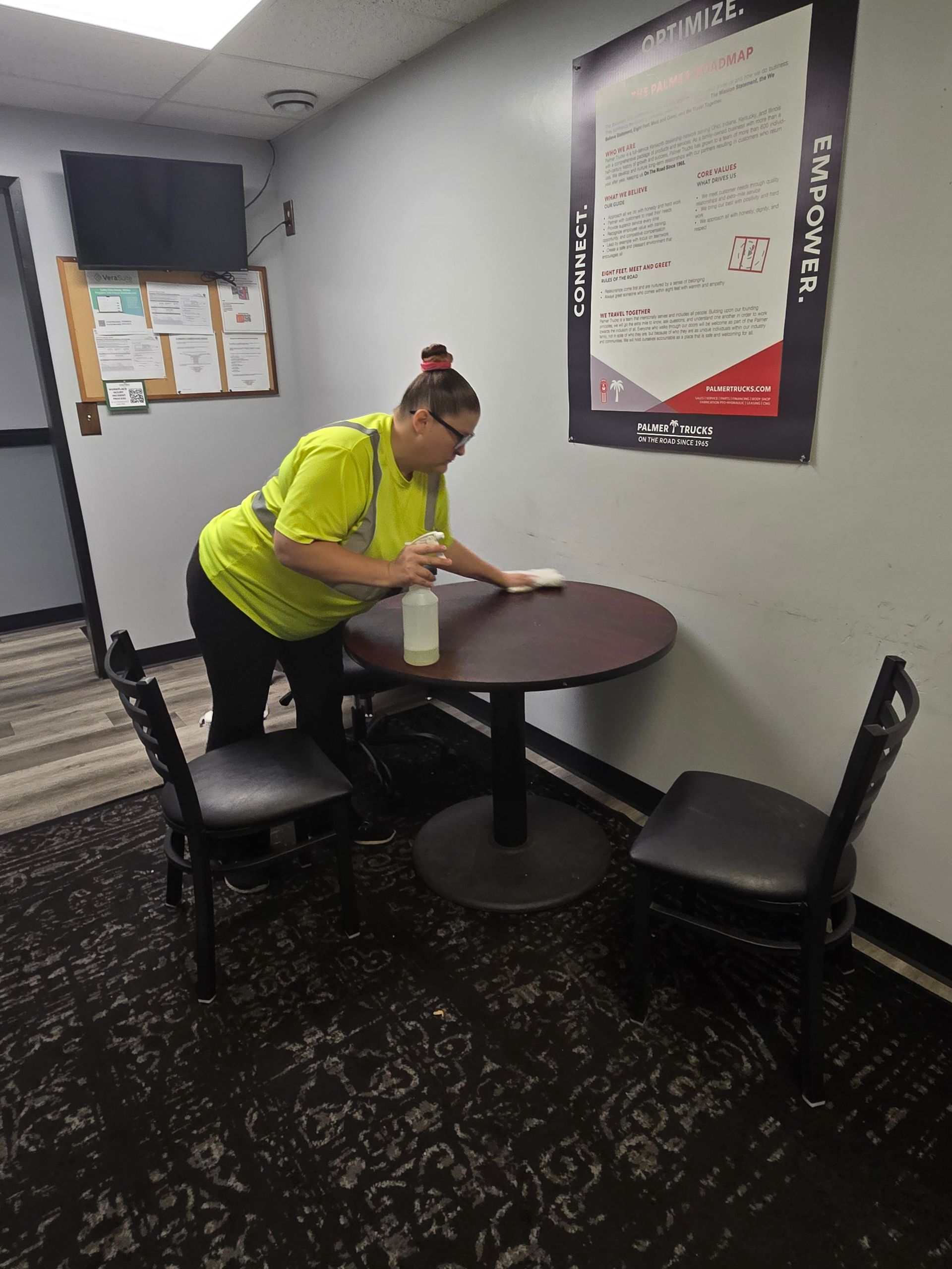 breakroom cleaning and disinfecting