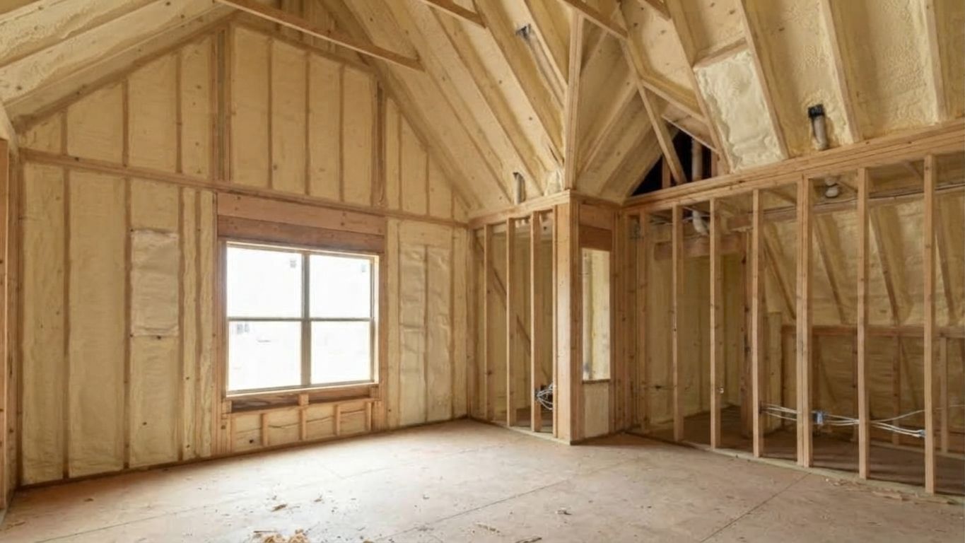 midland spray foam pros wall and attic insulation work after