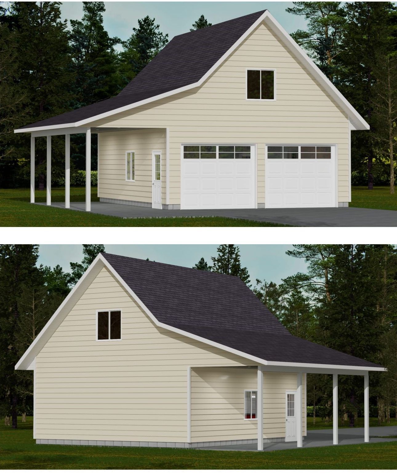 G6 - 24'X30' GARAGE WITH STORAGE & 10' CARPORT
