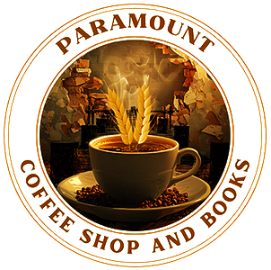 Paramount Coffee Shop and Books logo