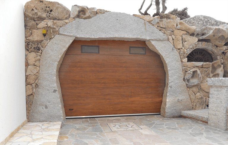 porte per garage in legno