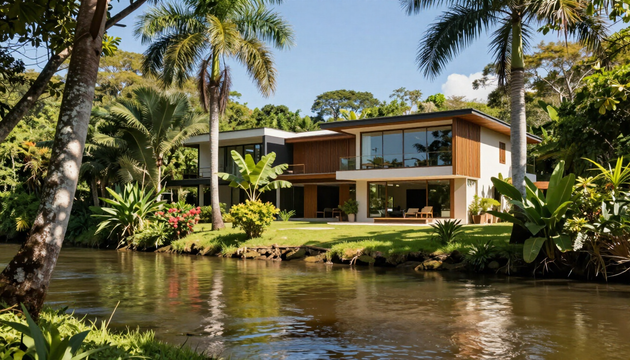 Propriedade à beira do rio