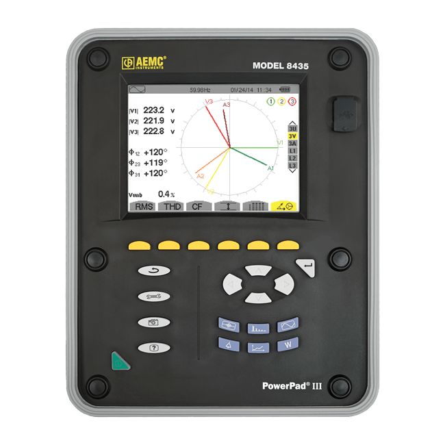 Power Quality Analyzer PowerPad® III Model 8435