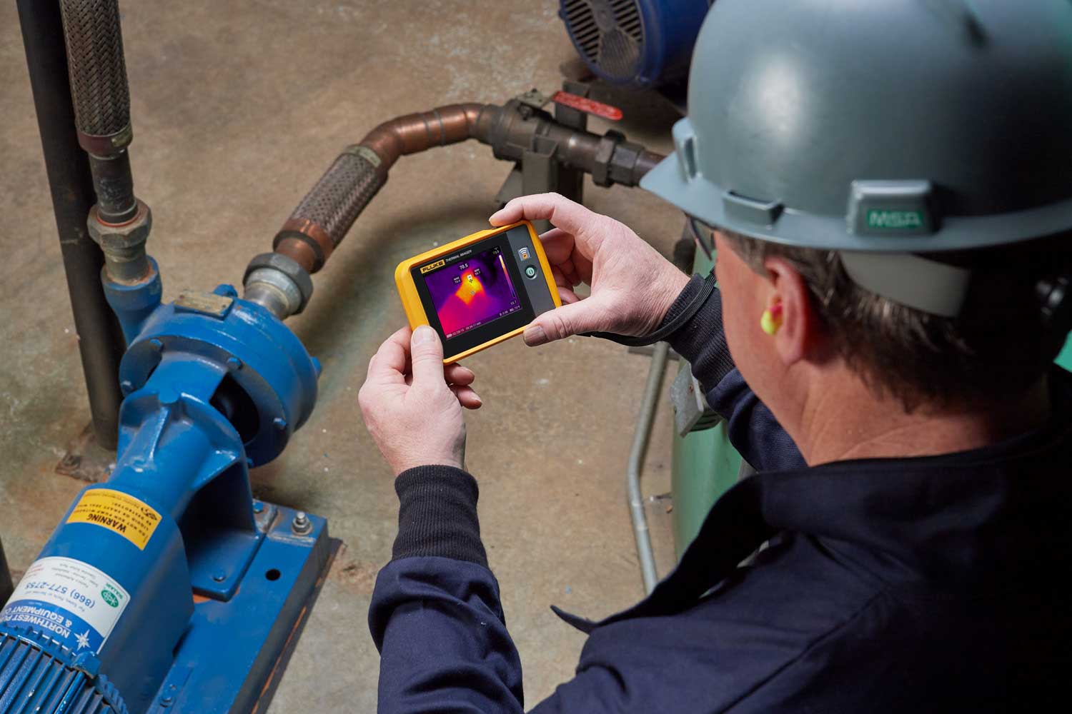 Compact Fluke PTi120 Pocket Thermal Camera