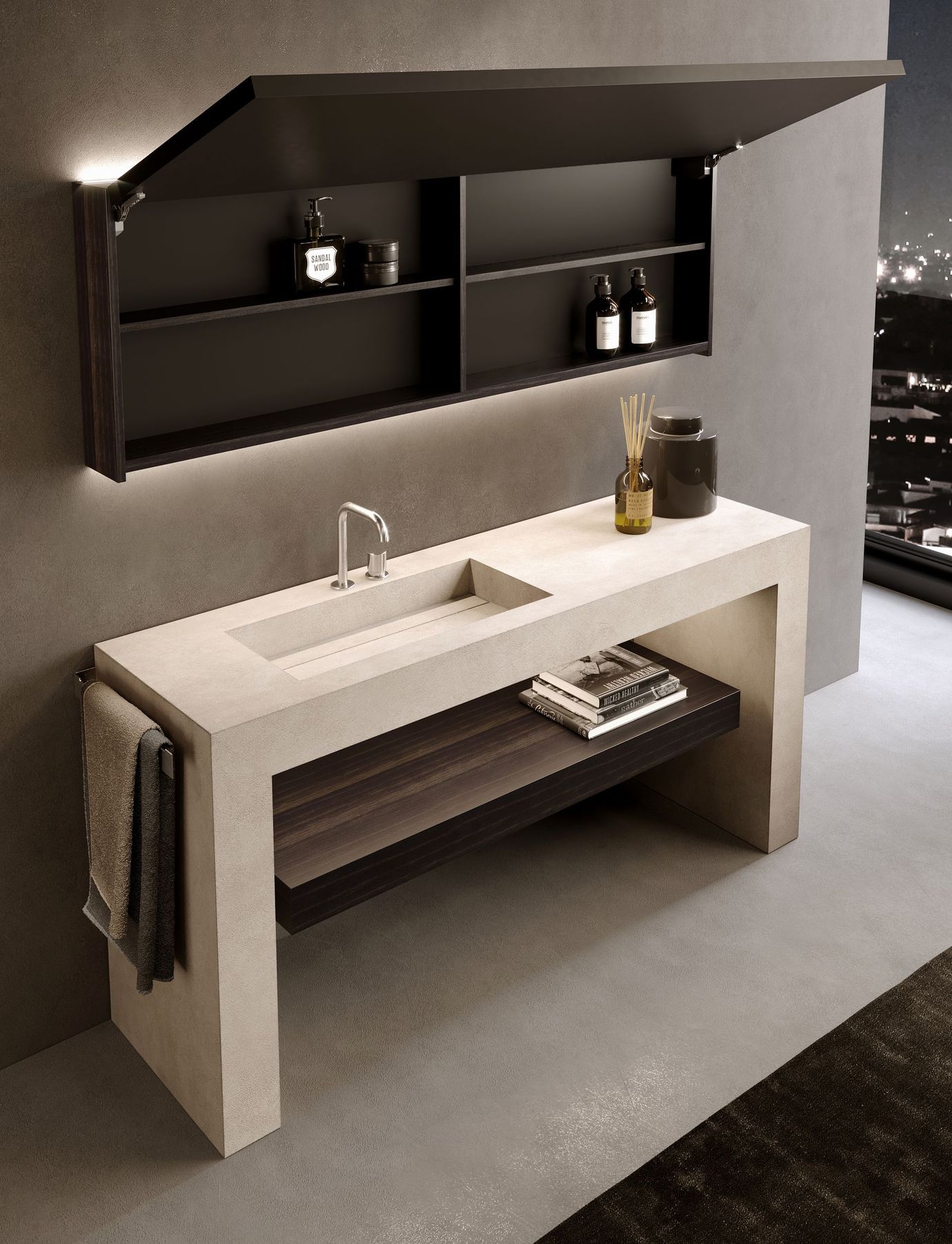 progettazione arredo Bagno Serie Quintessenza