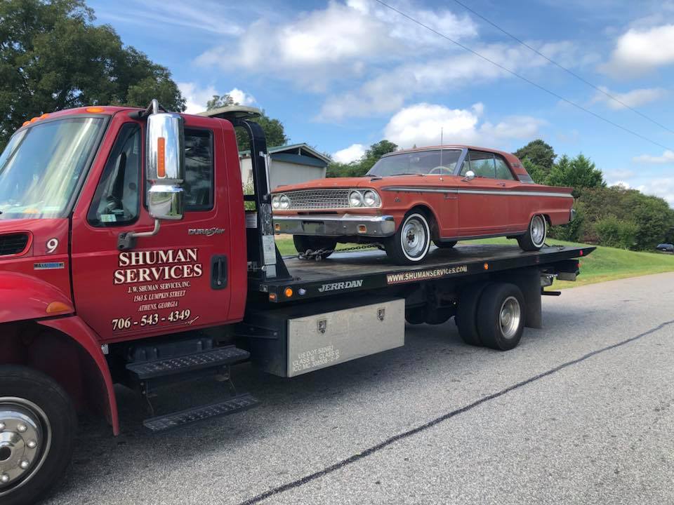 classic car towing in Athens, Georgia