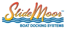 The logo for slide moon boat docking systems