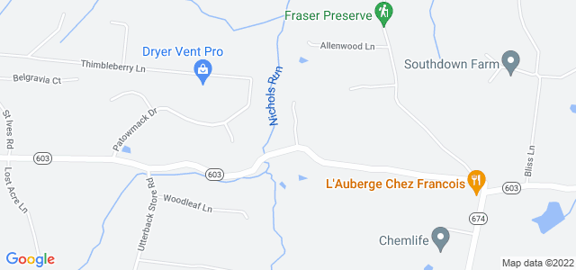 Map of business location