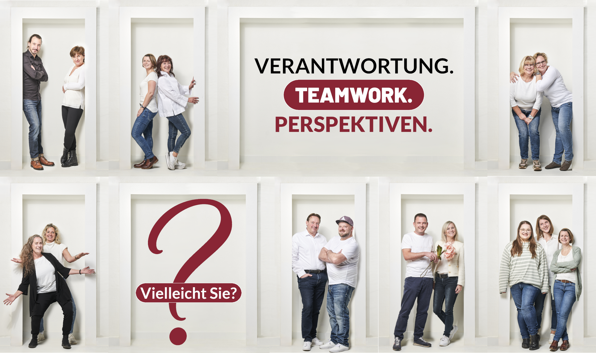 KUKM Team mit Platzhalterpersonen für offene Stellen