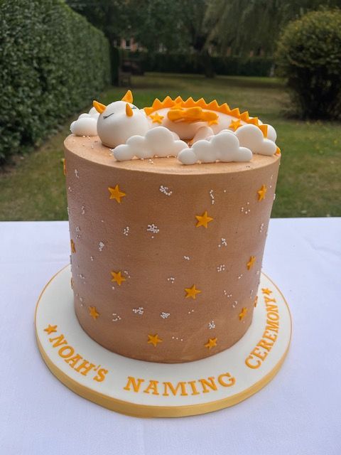 naming ceremony cake
