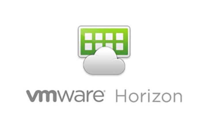 The vmware horizon logo is shown on a white background