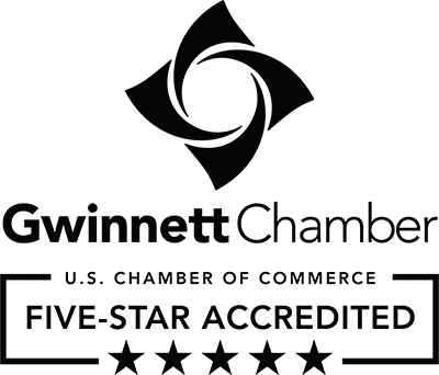 Gwinnett chamber u.s. chamber of commerce five star accredited logo