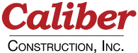 The caliber construction inc. logo.