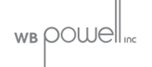 WB Powell Inc logo.