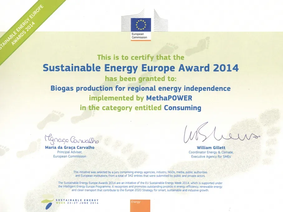 Sustainable Energy Europe Award
