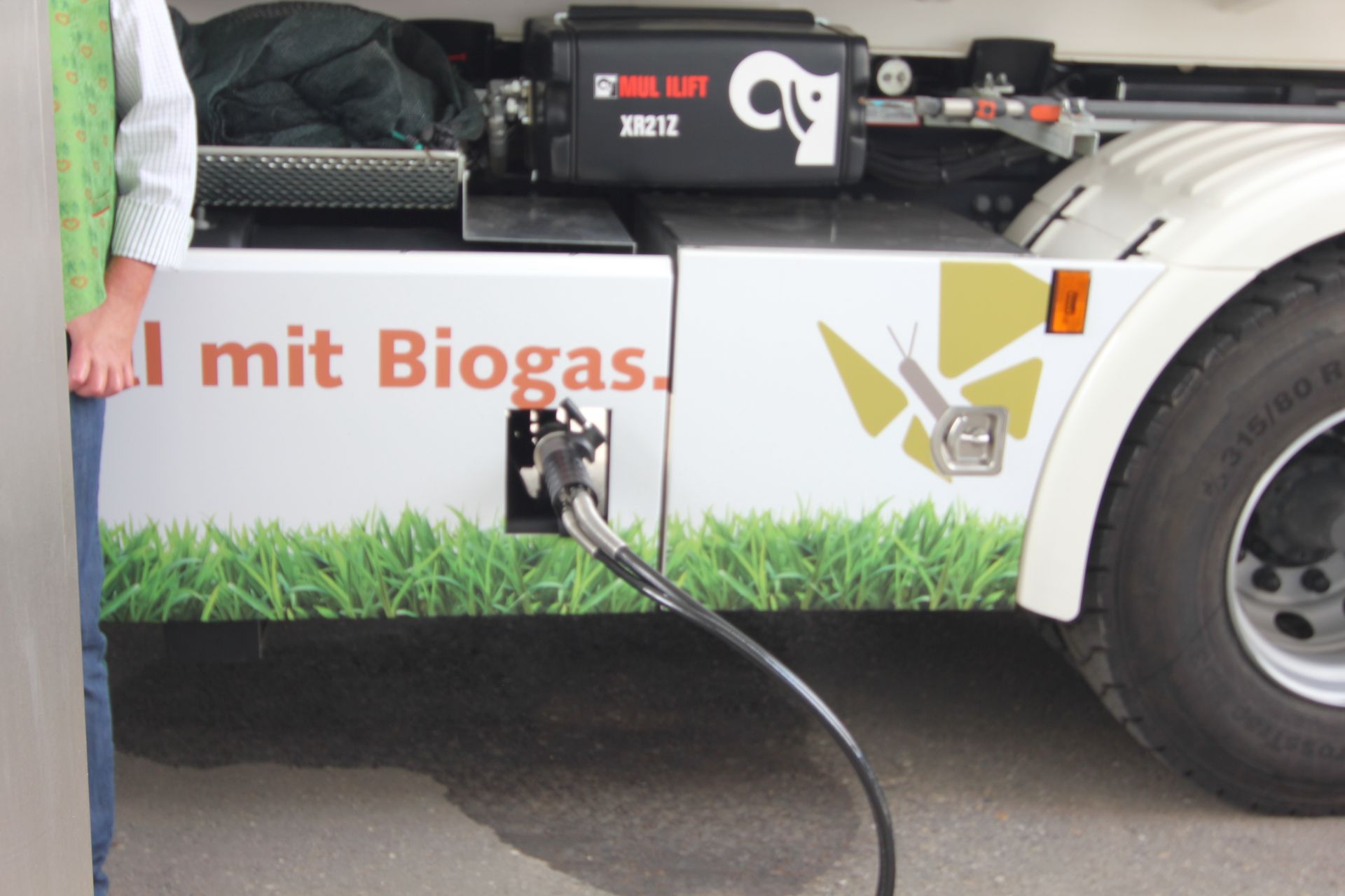 Klimafreundlich LKW tanken