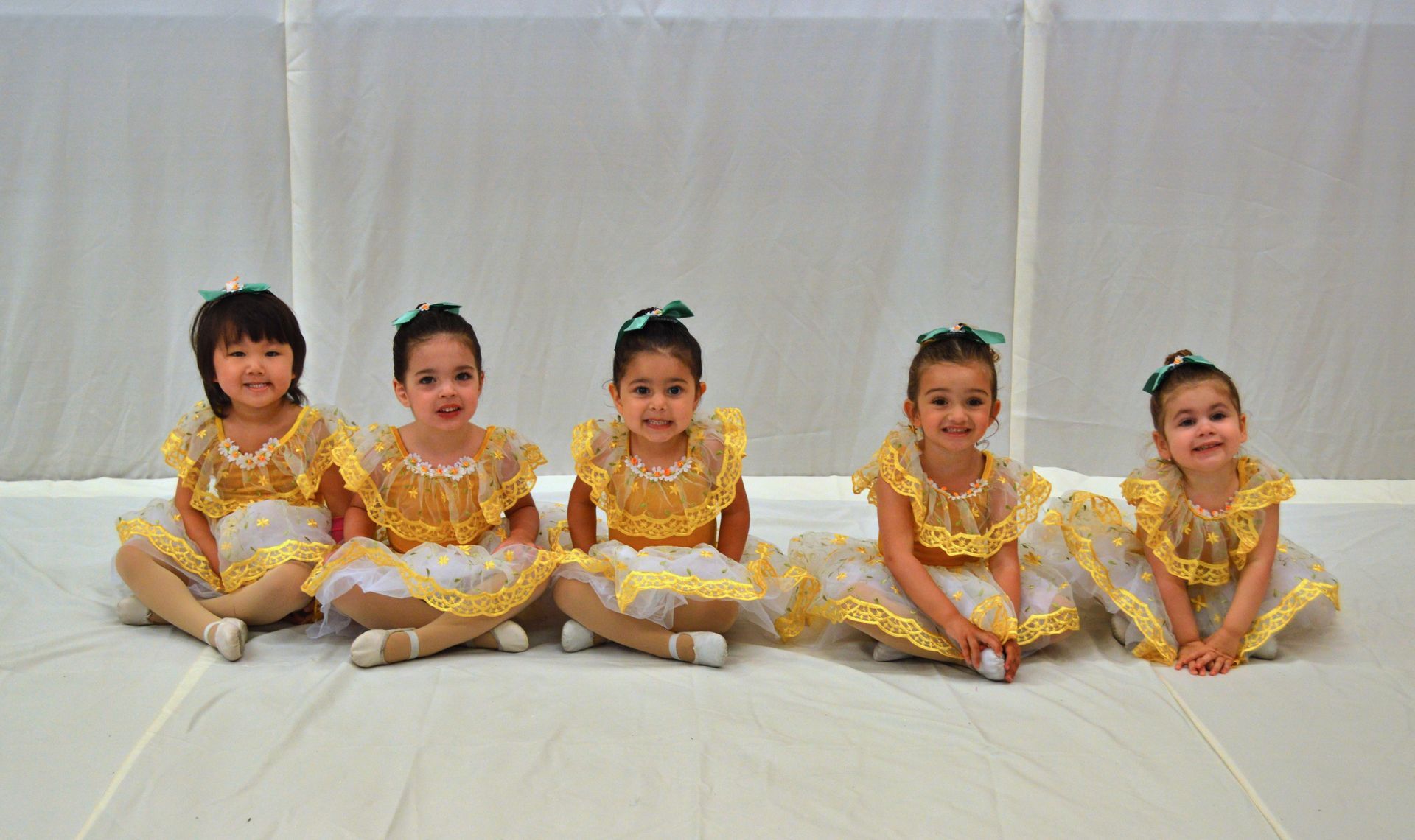 yellow group photo