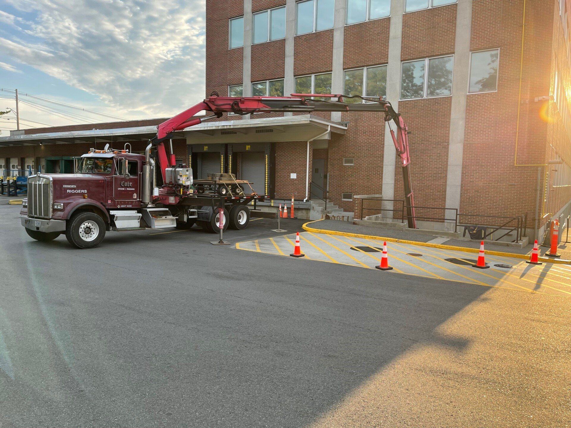 Crane Working Underground