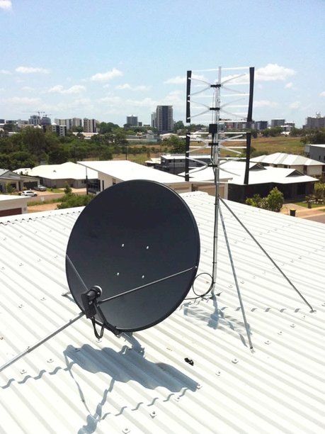 Satellite Disk at the Roof — Coastline Installations In Emu Park, QLD