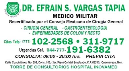DR EFRAÍN S VARGAS TAPIA - CUERNAVACA