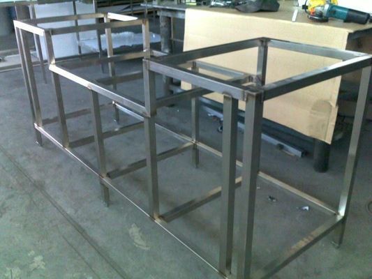 Welded Steel Frame, Likely for a Counter or Workstation — R&M Sheetmetal Nowra Metal Roofing in South Nowra, NSW