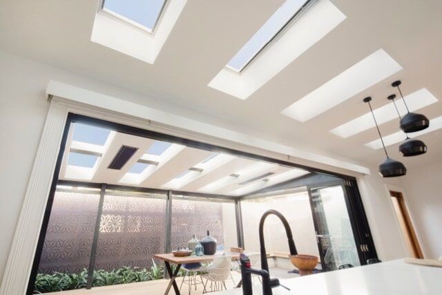 A White Room with Skylights — R&M Sheetmetal Nowra Metal Roofing in Berry, NSW