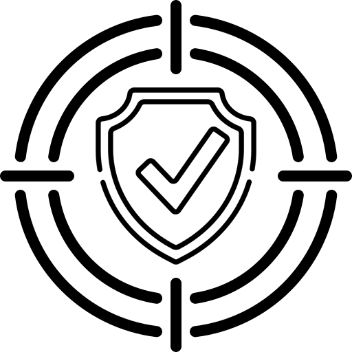 icon sicherheit im fokus