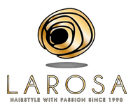 Logo parrucchieri la rosa