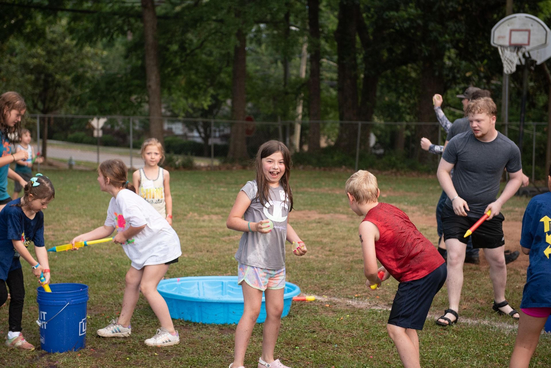 Children Playing Outside