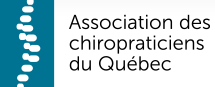 Un logo bleu et blanc pour l'association des chiropraticiens du québec