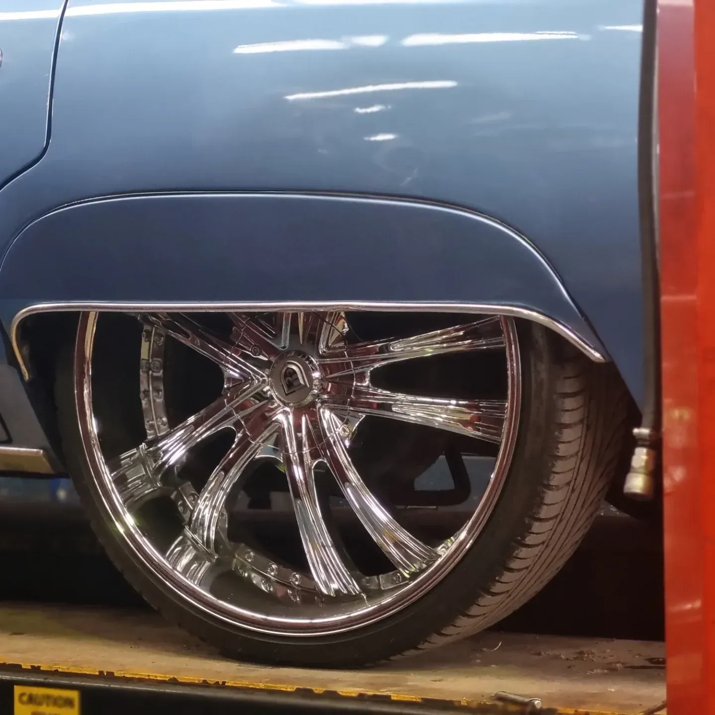 Blue Classic Car — BJM Mechanical Mufflers & Tyres in Oxenford, QLD