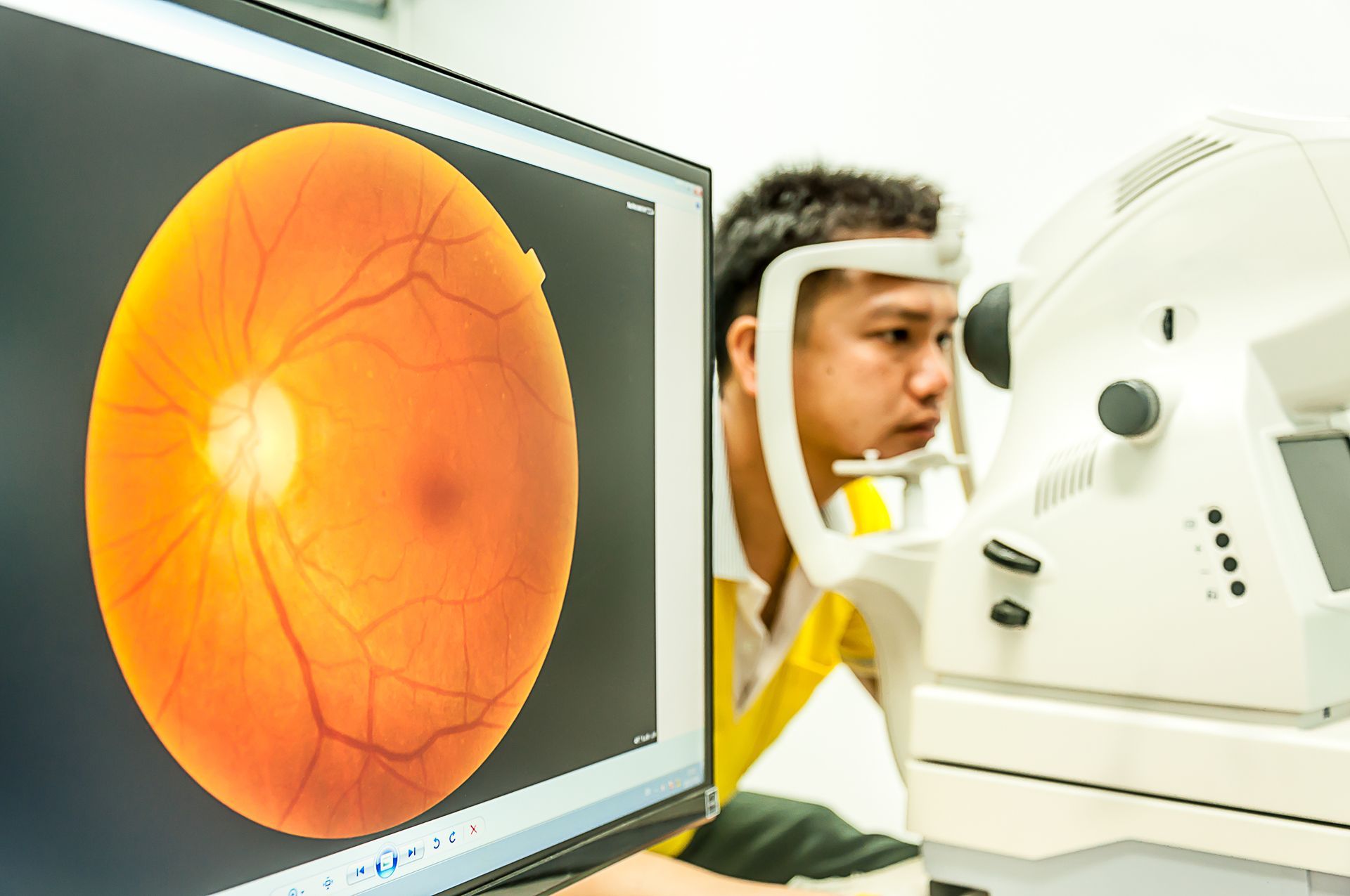 Optomap Retinal Exam