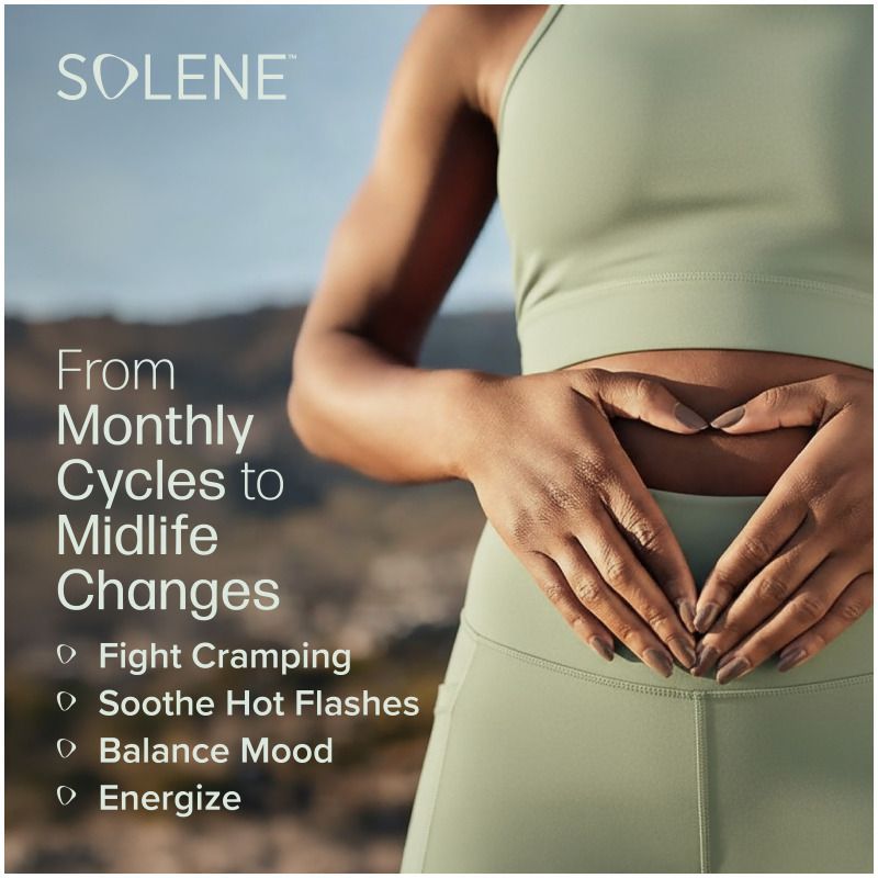 Solene Feminene Hormone & Mood Balance supplement for women seeking nutritional support during perimenopause