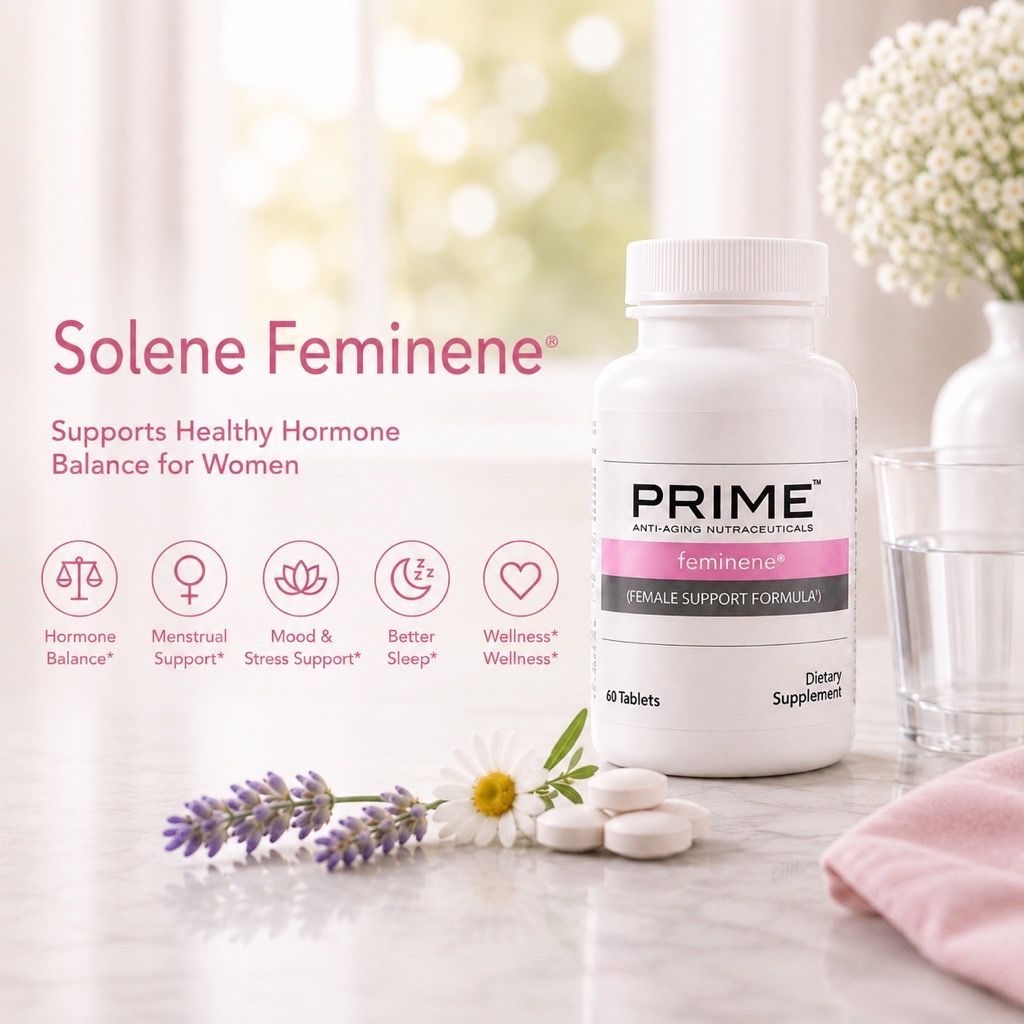 Solene Feminene Hormone & Mood Balance dietary supplement for women's wellness