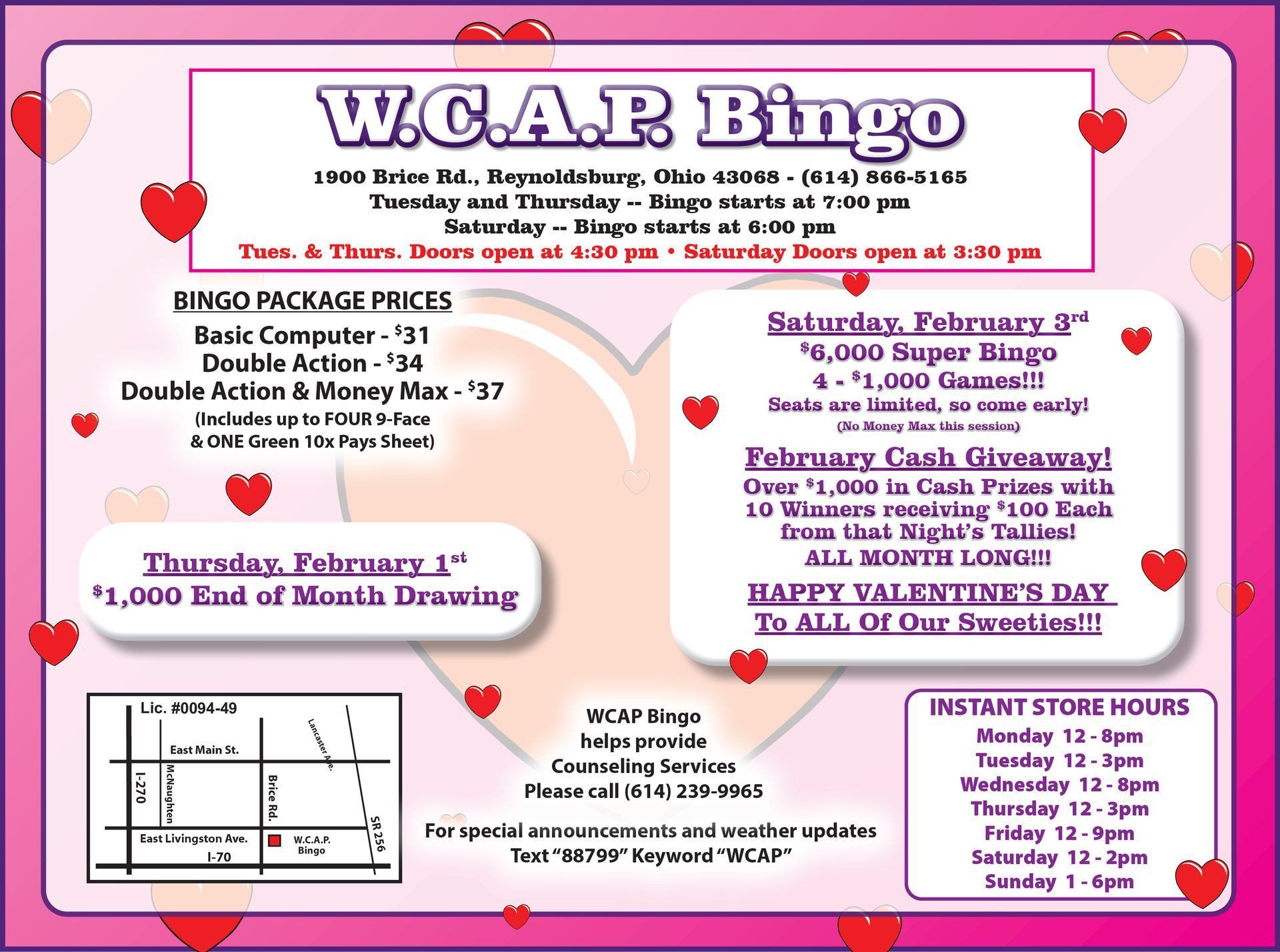 February Bingo Flyer