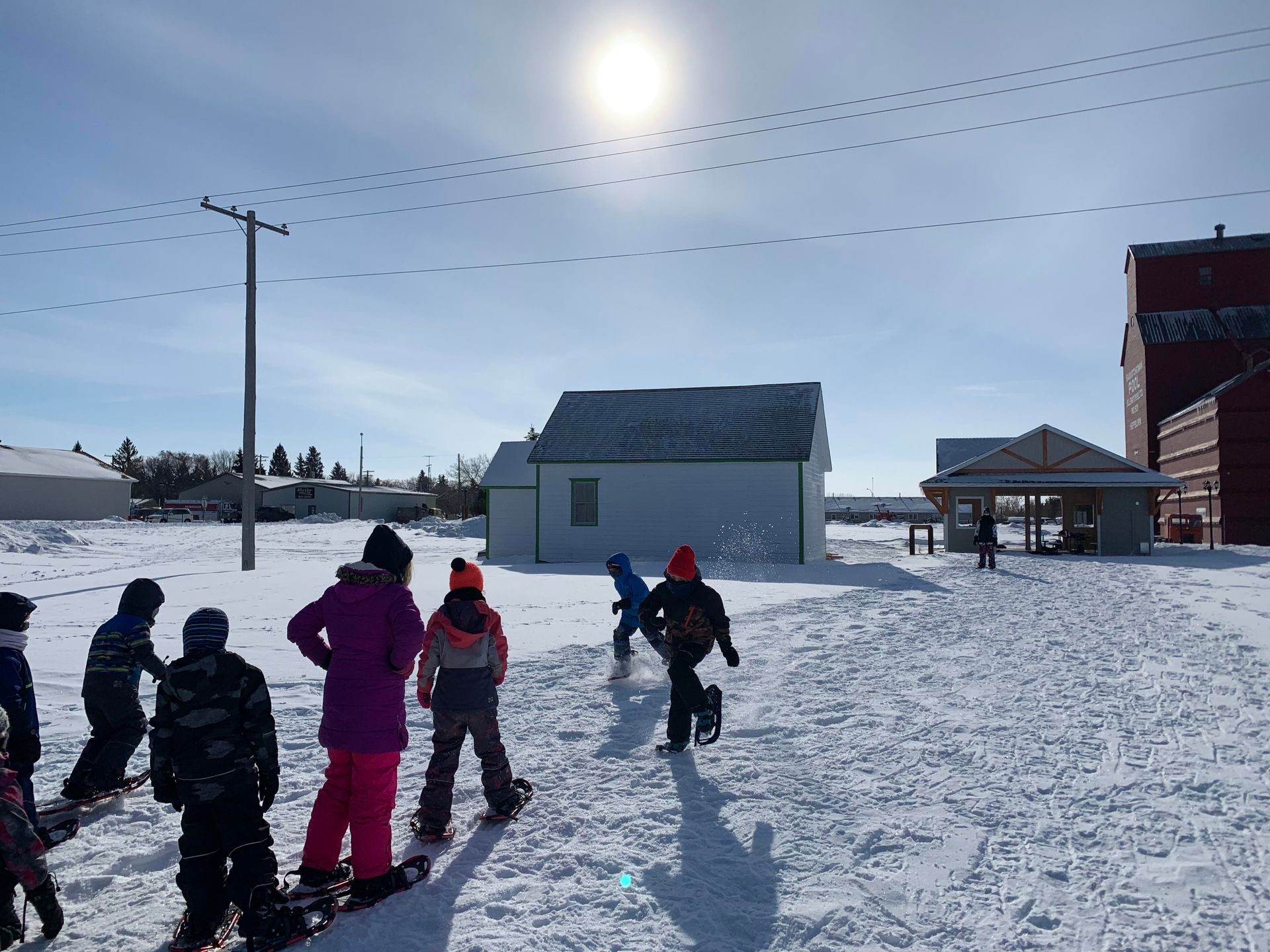 Hepburn community group snowshoeing and racing
