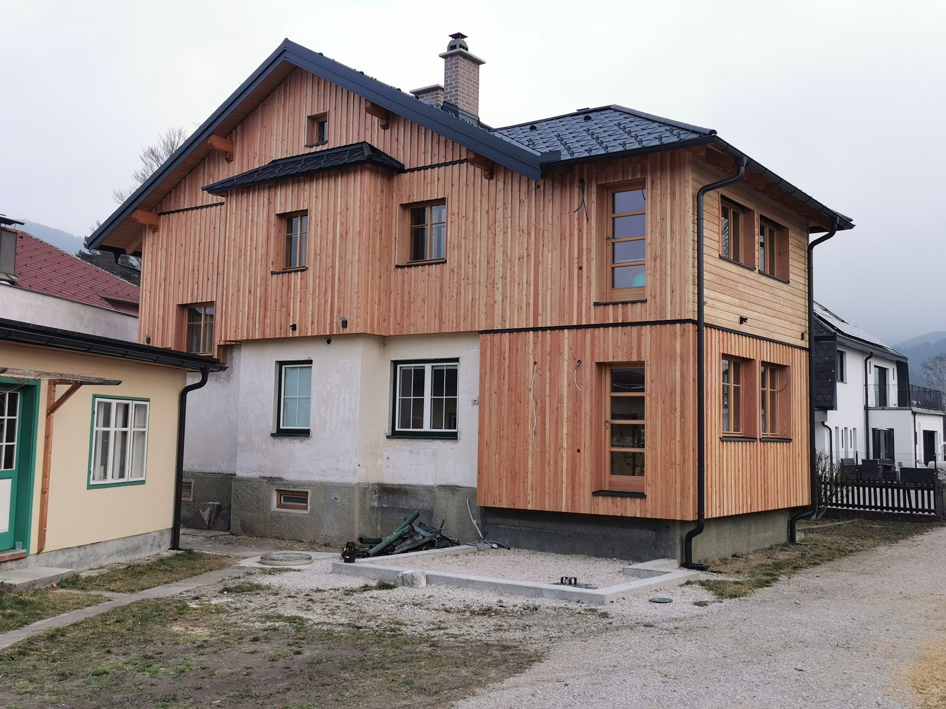 Dach- und Riegelwandsanierung