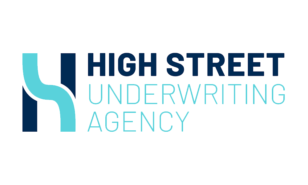 Logo for High Street Underwriting Agency, featuring an