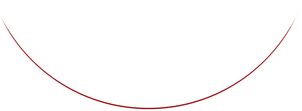 A thin, red, curved line resembling the bottom of a bowl or arc shape.