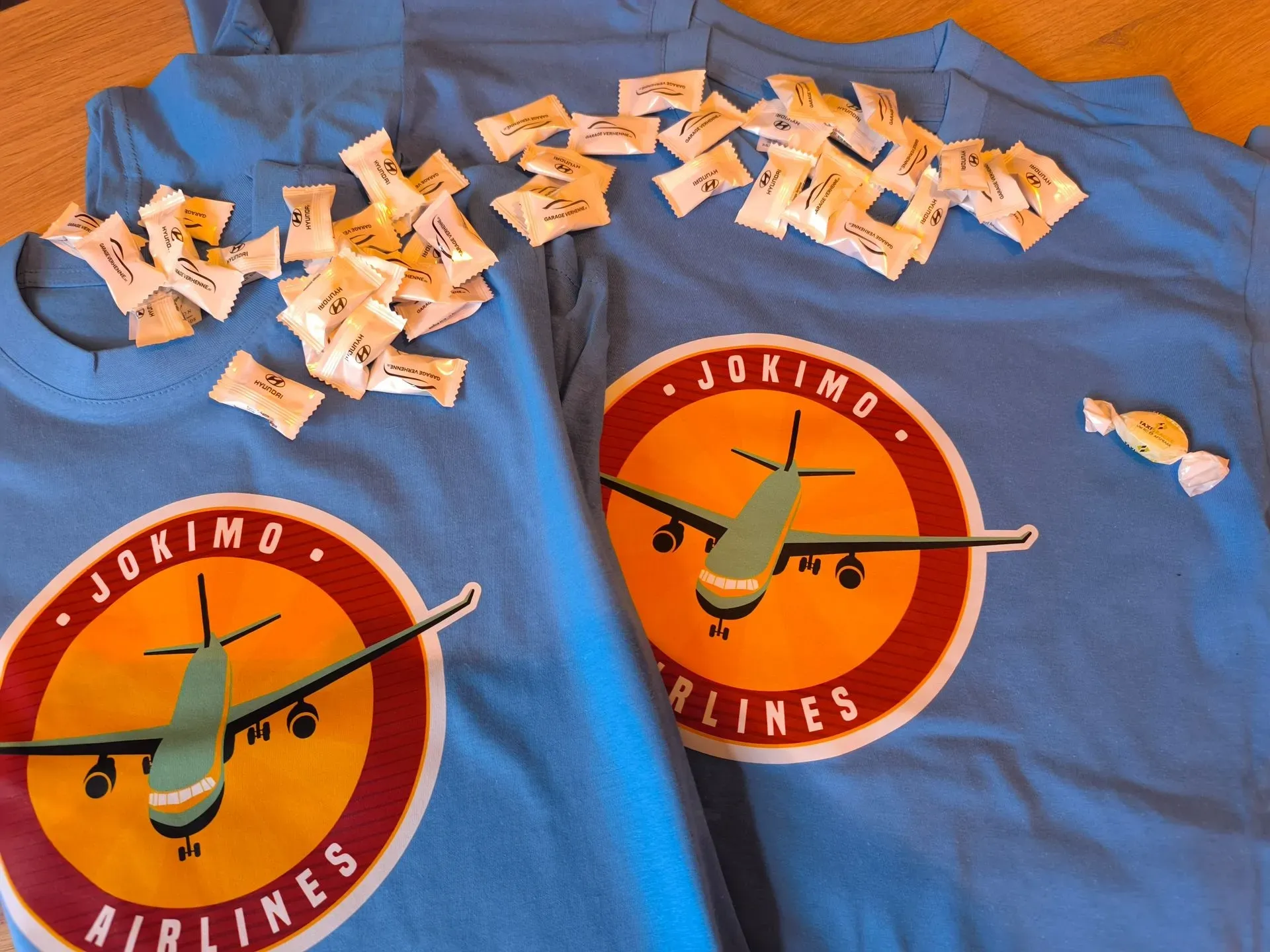 Gepersonaliseerde kamp T-shirts.