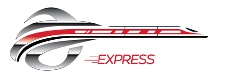 Station Auto Wash Express Logo with train