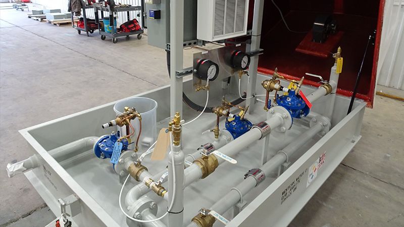 Skid Surface Prep and Protective Coating