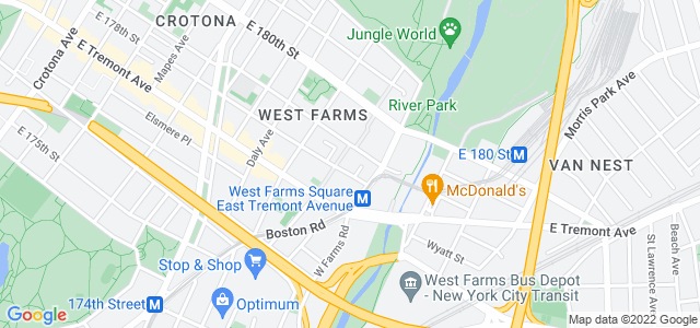 Map of business location