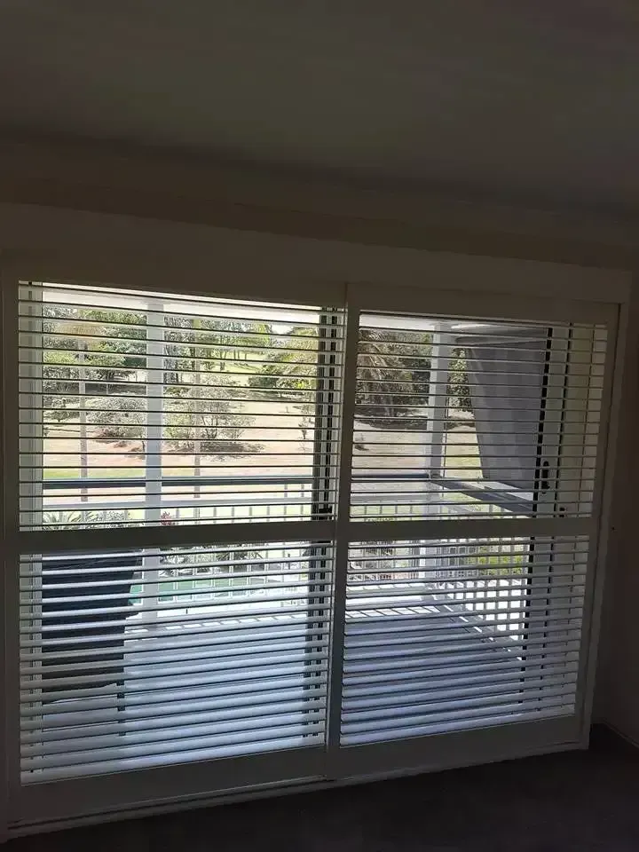 Large Window With White Blinds Partially Open — Another Blind Man in Tewantin, QLD