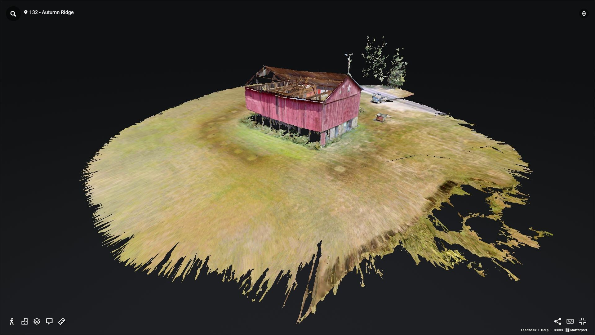 Reclaimed timber frame barn for sale