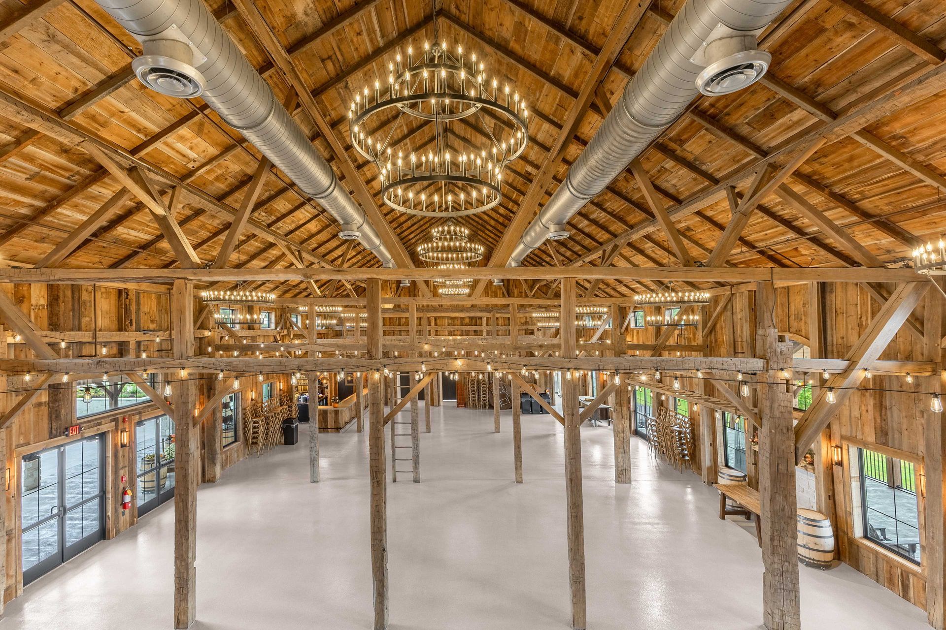 Reuse an antique barn for a new structure