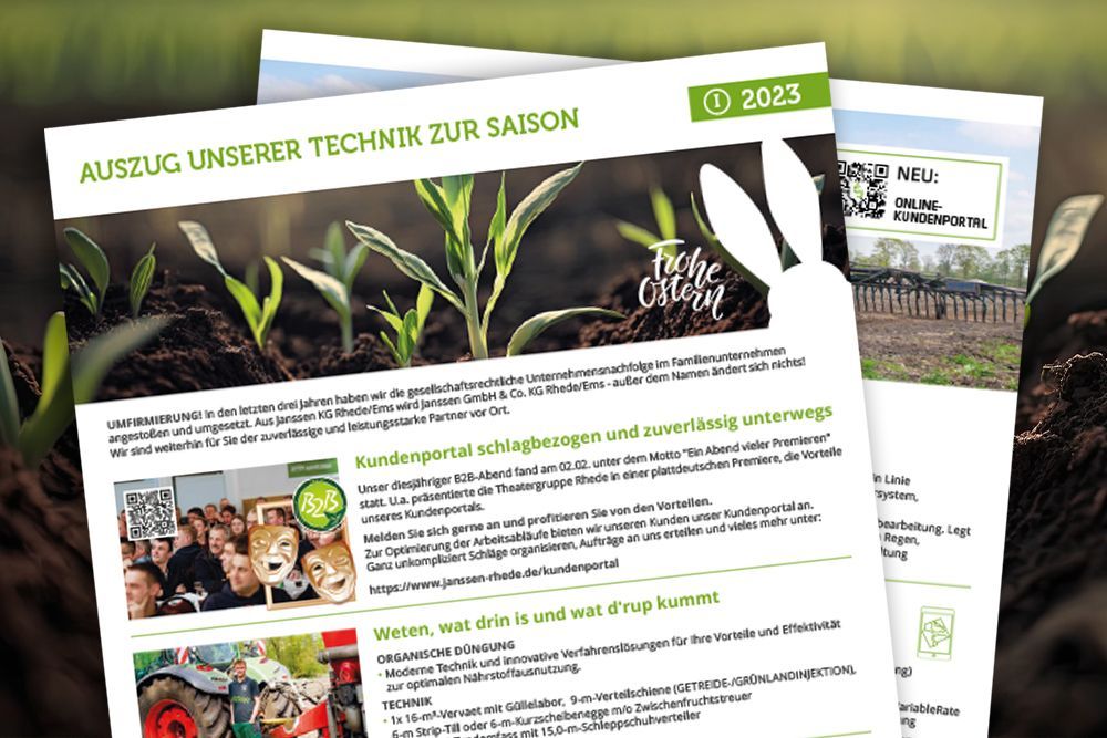 Flyer Boden und Düngung Flyer Boden und Düngung