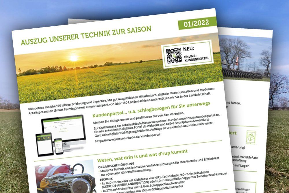 Flyer Boden und Düngung Flyer Boden und Düngung